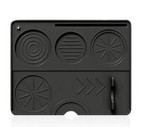 Fegtrtyoa Non-Slip Espresso Tamping Station Tamper Mat for Coffee for Home Kitchen Bar Accessories B
