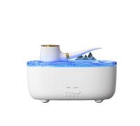 Fegtrtyoa Pipe Essential Oil Diffuser 2 Mist Modes Timer and Waterless Auto-Off 7 Colors Changed LED 200ml Humidifier Diffuser A