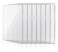Fegtrtyoa Plate Acrylic Cutting Pad Set 8 Pieces Clear 8.7 X 6.1 Inches for Embossing Scrapbooking