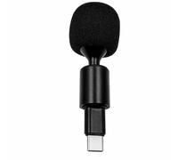 Fegtrtyoa Portable Mini Microphone 3.5mm Stereo Type-C Flexural Bendable Wireless Mic for Phone Cameras Computer Laptop PC