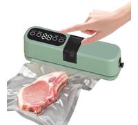 Fegtrtyoa Portable Plastic Sealer Machine Home Use Small Food Packaging Sealer Machine Automatic Vacuum Sealer Green