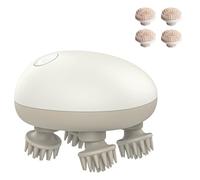 Fegtrtyoa Portable Scalp Massager Electric, Waterproof Head Massage Tool Relax with 8 Massage Claws for Stress Relief