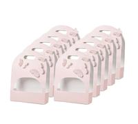 Fegtrtyoa Portable Wedding Favour Boxes 3D Butterfly Rectangle Floral Wrap Packing Basket Pink Bouquet Bags Box with Handle