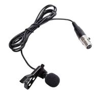 Fegtrtyoa Professional Lavalier Lapel Microphone Mini 3 Pin XLR for Amost Wireless Bodypack Transmitter