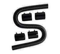 Fegtrtyoa Radiator Flexible Coolant Hose Set Stainless Steel for Car Universal Parts W Cap Clamp 24In