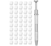 Fegtrtyoa Realistic Aging Effects Sponge Set- 50 Fine Detail Pieces with Metal Handles for Scale Models, Tanks& Miniature Weathering