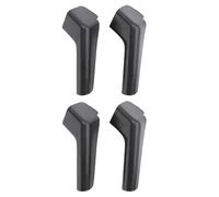 Fegtrtyoa RV Gutter Spouts, RV Rain Gutter Downspout with Extensions, Rain Gutter Dwonspout Diverter 2 Right&2 Left Gutters Replacement Spare Parts Black