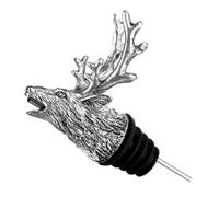 Fegtrtyoa Sacred Deer Head Wine Pourer Whiskey Wild Grid Red Wine Wine Mouth Auspicious Meaning Home Bar Tools Crafts Gift B