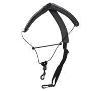 Fegtrtyoa Saxophone Harness Shoulder Strap Sax Harness with Hook Ergonomic Shoulder Strap for Alto Tenor and Baritone Saxophones