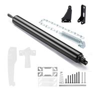 Fegtrtyoa Screen and Storm Door Closer Kit Storm Door Protector Chain and Spring Screen and Storm Door Push Button Latch Set Black