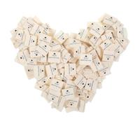 Fegtrtyoa Sewing Labels 200PCS- for Handmade with Love Embossed Tags for Handmade Items Sew on Clothing, Fabric Labels
