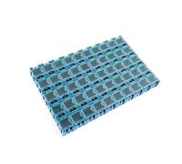 Fegtrtyoa SMD SMT Electronic Component Container Mini Storage Boxes Kit for Electronic Components Electronic Components Storage Box Blue