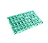 Fegtrtyoa SMD SMT Electronic Component Container Mini Storage Boxes Kit for Electronic Components Electronic Components Storage Box Green