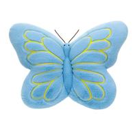 Fegtrtyoa Soft Plush Butterfly Shaped Pillow Decorative Throw Cushion for Bedroom, Living Room, Sofa Couch Blue