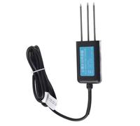 Fegtrtyoa Soil Moisture Transmitter Tester RS485 Output Single Soil Humidity Sensor 12-24V DC Measurement Range 0-100%