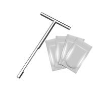 Fegtrtyoa Soil Probe with Small Soil Sampling Bag, Soil Sampling Probe Pole, Ground Probe for Soil Testing Sampling