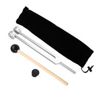 Fegtrtyoa Sound Therapy 95 Hz Tuning Fork with Hammer and Silicone Stand for Yoga and Meditation