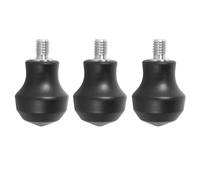 Fegtrtyoa Stainless Steel Universal Tripod Foot Spikes Set 1/4 Inch Thread Replacement Parts for Tripod Monopod Legs Feet 3PC