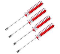 Fegtrtyoa Staple Remover Tool, Tack Lifter, Tack Puller, Nail Puller(4 Pack), U Tip for Nail Staple Rivet Removal