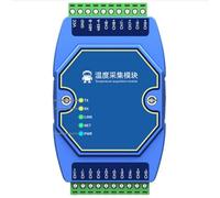 Fegtrtyoa Temperature Acquisition Module 8 Way Modbus RS485 Type K Thermocouple Input Gateway Watchdog DNS Industrial