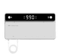 Fegtrtyoa Toothbrush Rechargeable Cordless Wall-Mounted Toilet Brush Holder,Timer Function for Bathroom White