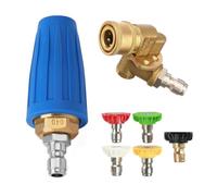 Fegtrtyoa Turbo Rotary Sprays Nozzle High Pressure Wash Clean Accessories Pressure Washer Nozzle Tips
