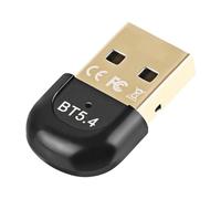 Fegtrtyoa USB Bluetooth 5.4 Adapter Music Audio Receiver Transmitter for PC Wireless Mouse Keyboard Speaker 1 Piece