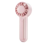 Fegtrtyoa USB Rechargeable Mini Portable Fan Powerful Wind Handheld Desktop Outdoor Cooling Pink