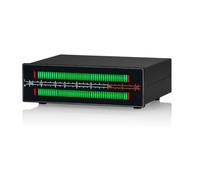 Fegtrtyoa VU56-PRO LED Sound Level Meter Dual Channel Music Spectrum Analyzer Audio Splitter MIC Visualizer