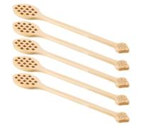 Fegtrtyoa Wooden Stirring Spoon H-Oney Spoon Honeycomb, Stirring Stick Spoon, Hand Mixer B