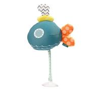 Fehn 050059 Swimming Submarine - Floating Bath Toy with Rustling Paper & Suction Cup - For Happy Bathing Fun - For Babies and Toddlers from 0+ Months