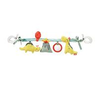 Fehn 00051179 051179 Happy Dino Mobile Chain with Cute Pendant Figures for Flexible Hanging on Pram, Seat, Cot, Cradle, Play Arch for Babies & Toddlers from Birth, Single, Multicoloured, 25 cm