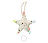 Fehn 054019 Mini Music Box Starfish - Cuddly Toy & Sleep Aid - with Calming Melody"Weißt du wieviel Sternlein Stehen" - Ideal Companion for Home & Travel - for Babies & Toddlers