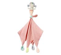 Fehn 054071 Mermaid Cuddle Blanket - Baby Snuggle Blanket with Cute Play Figure to Cuddle, Grab and Love for Babies from Newborns Onwards - Size: 45 cm