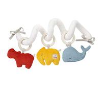 Fehn 056136 activity spiral fehnNATUR - fabric spiral with learning functions made from certified organic cotton - promotes baby's senses at home and on the go - for babies from birth