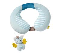 Fehn 065282 Bat Neck Support - Neck Pillow with Small Rattle for Babies and Toddlers from 6 Months Upwards - Dimensions : 24 X 20 cm