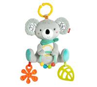 Fehn Activity Koala Baby Hanging Motor Skills Toy | With exciting pendants for gripping and creating sounds - for toddlers from 3+ months