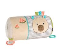 Fehn Capybara Clara Crawling Roll - Crawling Aid in Capybara Design with Play Functions - Baby Toy Promotes Motor Skills, Coordination, Senses - Crawling Toy for Babies and Toddlers from 0+ Months