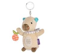 Fehn Capybara Keyring - Cute Companion and Lucky Charm: Soft Fabric Baby Keyring - A Cute Accessory for Keychain or Bag - Ideal as a Small Gift