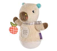Fehn Capybara Mini Stand Up - Funny Motor Skills Toy for Gripping, Buttoning, Feeling and Poking - Standing Toy for Babies and Toddlers from 0+ Months