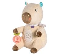 Fehn Capybara XL Plush Toy - Playmate, Protector and Cuddle: Large Plush to Grab, Feel and Cuddle, Sleep Aid - Soft Toy for Babies and Toddlers from 0 Months