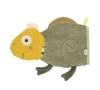 Fehn Chameleon Wash Mitt - Face Cloth with Animal Motif for Happy Bathing Fun - Absorbent & Cuddly Soft - for Babies and Children from 0+ Months