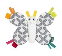 Fehn Crinkle Butterfly - Activity Raschel Toy for Gripping, Listening, Playing & Making Sounds - Promotes Baby's Senses & Motor Skills - Ideal Companion for Babies and Toddlers from Birth