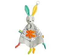 Fehn Cuddly Blanket Baby Toy Rabbit - Cuddle Blanket for Newborns - Sleep Aid for Cuddling, Gripping - Cuddly Toy Hand Puppet - Cuddly Blanket Sleeping Toy for Babies and Toddlers from 0+ Months