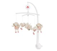 Fehn FeehnLAND Music Mobile - Music Mobile with Music Box Melody Weißt du wieviel Sternlein Stehen - Sleep Aid for Calming & Activity - with Bed Attachment for Babies from 0-5 Months