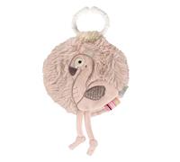 Fehn Flamingo Fabric Book - Feeling Book with Nature Motifs: 6 Pages with Exciting Materials and Functions to Feel, Grip and Marvel - A Perfect Companion for Home & Travel