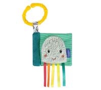 Fehn Mini Squid Crinkle Book - Mini Feeling Book with Nature Motifs: 6 Pages with Exciting Materials & Functions to Feel, Grip and Marvel - A Perfect Companion for Home & Travel
