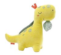 Fehn Night Light Dino - Cuddly Toy with Glow-in-The-Dark Embroidery - Multifunctional Baby Sleep Aid as Bedside Lamp, Nursing Light, Night Lamp & Bed Lamp - for Babies & Children from 0+ Months