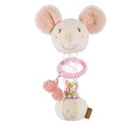Fehn Rainmaker Mouse - Motor Skills Toy with Rattle for Gripping and Making Sounds - Rattle Stick Playfully Promotes Senses & Motor Skills - for Babies and Toddlers from 0+ Months