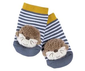 Fehn Rasselsocken Baby Oktopus - Babysocken mit Rassel Funktion